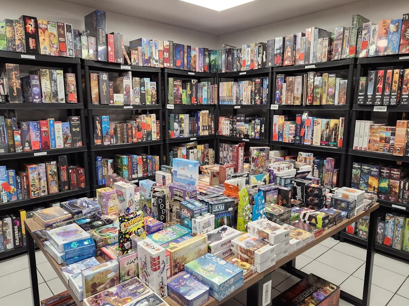 Collectibles supplier shelves